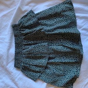 Flower mini skirt